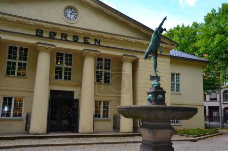 Téléchargez les photos : Oslo Stock Exchange (Oslo Brs) - en image libre de droit