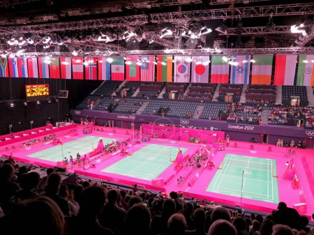 Photo for Olympic Badminton in London, United Kingdom - Royalty Free Image