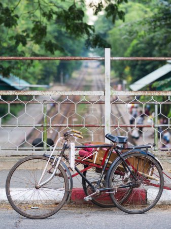 Foto de Cyclo en Yangon, Myanmar - Imagen libre de derechos
