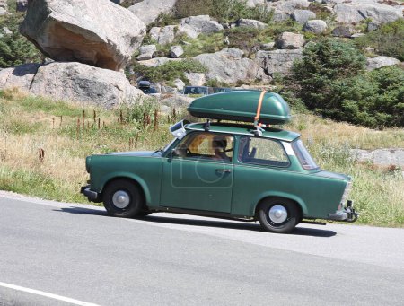 Foto de Vista del coche retro, Trabant - Imagen libre de derechos