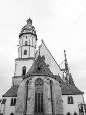 Foto de Thomaskirche Iglesia de Leipzig en Alemania - Imagen libre de derechos
