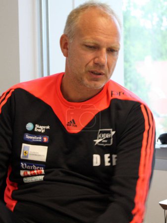 Photo for Dag-Eilev Akerhaugen Fagermo, Norwegian football coach. He is head coach of the Norwegian Eliteserien club Valerenga - Royalty Free Image