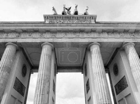 Foto de Vista de Brandenburger Tor Berlin - Imagen libre de derechos