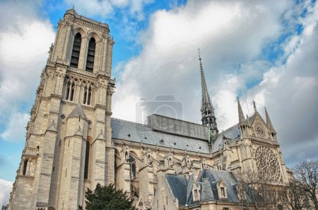 Photo for La Cathedrale de Notre-Dame. Paris famous Cathedral - Royalty Free Image