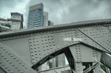 Téléchargez les photos : SINGAPOUR - 27 AOÛT : La skyline de Singapour le 27 août 2009 à Singapour - en image libre de droit