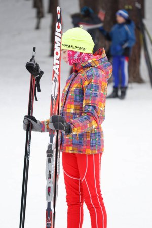 Téléchargez les photos : Ski de fond de compétition - en image libre de droit