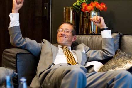 Photo for Richard Quest, portrait of British journalist - Royalty Free Image