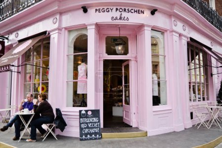 Téléchargez les photos : Boulangerie Peggy Porschen à Londres, Royaume-Uni - en image libre de droit