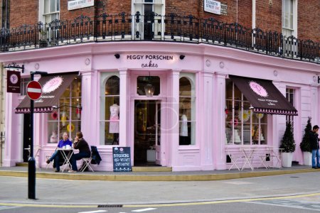 Téléchargez les photos : Boulangerie Peggy Porschen à Londres, Royaume-Uni - en image libre de droit