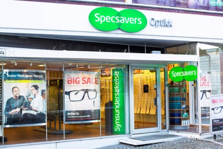 Photo for Specsavers Options Shop in Stavanger Norway - Royalty Free Image