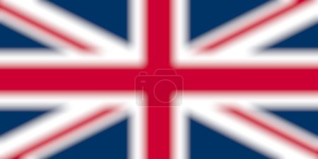Foto de Bandera del Reino Unido borrosa textura de fondo - Imagen libre de derechos