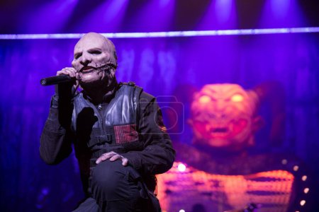 Photo for American heavy metal band Slipknot, Oslo Spektrum, Norway 10.02.2015 - Royalty Free Image