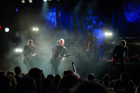 Téléchargez les photos : Performance du groupe de hard rock norvégien Skambankt, Oslo, Norvège - en image libre de droit