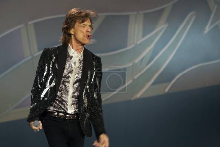 Photo for English rock band The Rolling Stones performance - Royalty Free Image