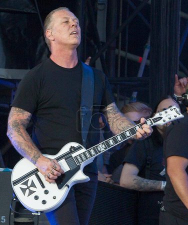 Téléchargez les photos : Groupe de heavy metal américain Metallica performance - en image libre de droit