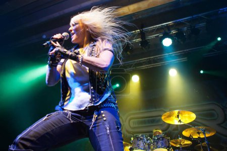 Foto de Interpretación del cantante alemán de heavy metal Doro, Oslo, Noruega - Imagen libre de derechos