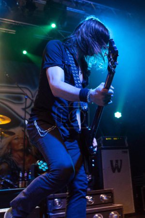 Photo for German heavy metal singer Doro performance, Oslo, Norway - Royalty Free Image