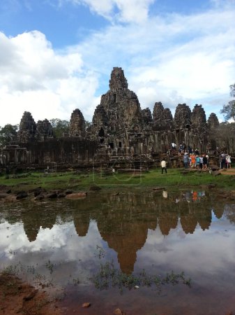 Photo for Beautiful view of The Bayon Palace - Royalty Free Image