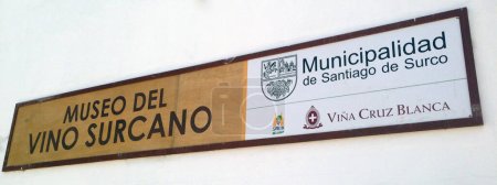 Photo for Museo del vino surcano in Lima - Royalty Free Image