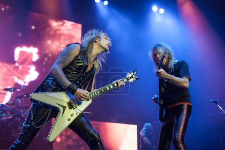 Foto de Judas Priest. Oslo Spektrum Arena. Oslo, Noruega - Imagen libre de derechos