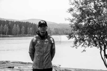 Téléchargez les photos : Philip Sjoen portrait, former Norwegian ski jumper - en image libre de droit
