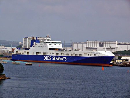 Téléchargez les photos : Navire de fret Ficaria Seaways - DFDS Seaways - en image libre de droit