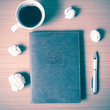Photo for Brown notebook vintage style - Royalty Free Image