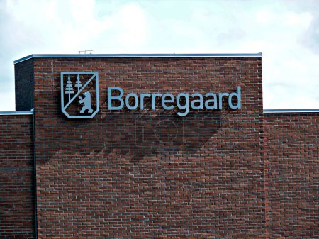 Foto de Fábrica de Borregaard en Sarpsborg, Noruega - Imagen libre de derechos