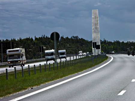 Téléchargez les photos : E6 sur Svinesundsbrua i Norge - en image libre de droit