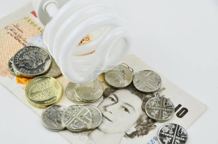 Foto de Ver de cerca el dinero. concepto de financiación - Imagen libre de derechos