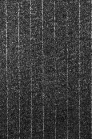Photo for Classic pinstriped wool texture, close up view - Royalty Free Image