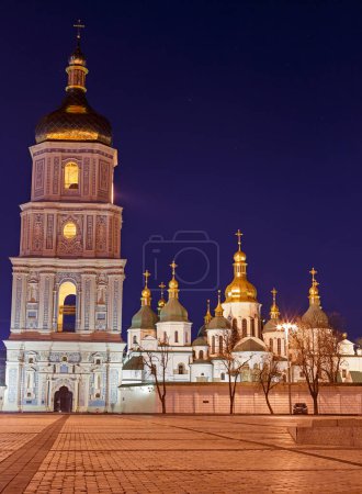 Photo for Saint Sophia Cathedral at night - Royalty Free Image