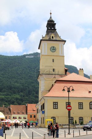 Foto de Iglesia en Brasov, Rumania vista de la arquitectura - Imagen libre de derechos