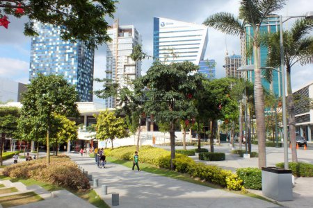 Photo for Bonifacio Global City in sunny day - Royalty Free Image