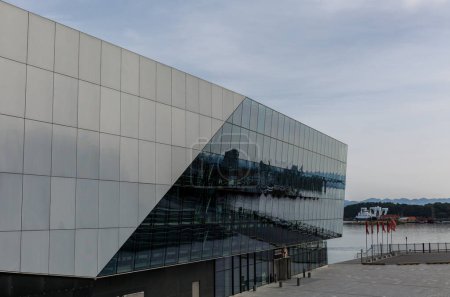 Photo for Modern Stavanger Konserthus hall, building - Royalty Free Image