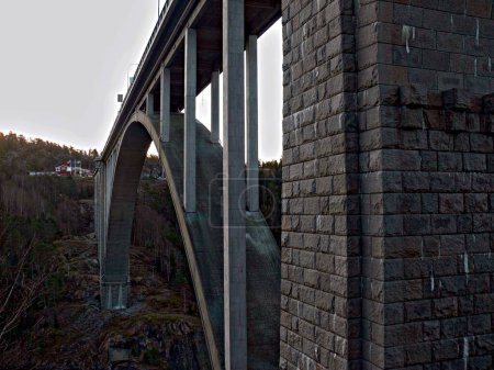 Photo for Gamle Svinesund's bridge view - Royalty Free Image
