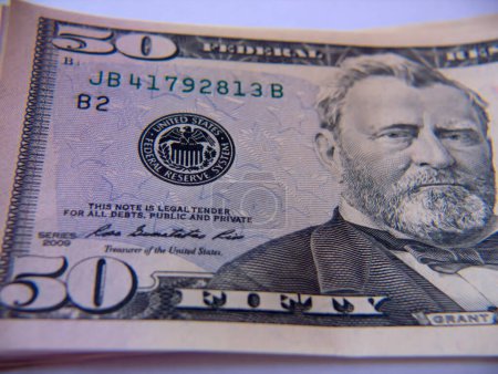 Foto de Primer plano del billete de dólar estadounidense - Imagen libre de derechos