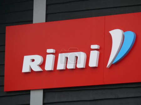 Photo for Logo of brand Rimi - Royalty Free Image