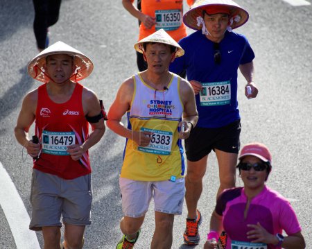 Foto de Personas corriendo en maratón, Sydney 2025 - Imagen libre de derechos