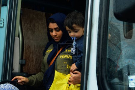 Foto de Crisis de refugiados sirios en Europa - Imagen libre de derechos