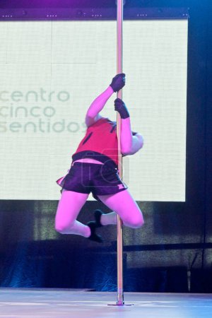 Foto de ESPAÑA, Madrid: Arnold Schwarzenegger inauguró la quinta edición de su competencia homónima de deporte y musculación en Madrid el 26 de septiembre de 2015. - Imagen libre de derechos