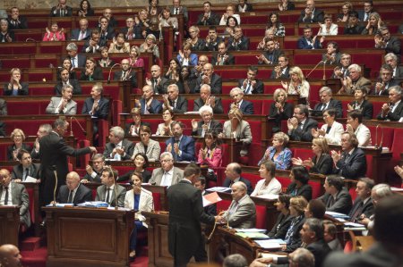 Foto de FRANCIA, París: Cámara de Diputados Franceses del Parlamento, en París el 25 de septiembre de 2015. - Imagen libre de derechos