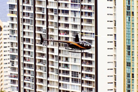 Photo for Helicopter in the city - Royalty Free Image