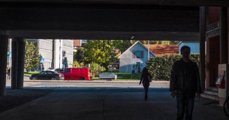 Téléchargez les photos : Pont à la station Skoyen à Oslo - en image libre de droit