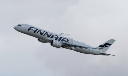 Photo for A350 xwb aircraft flying in the sky - Royalty Free Image