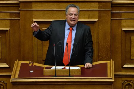 Photo for ATHENS - CONFIDENCE VOTE - GREEK PARLIAMENT - Royalty Free Image