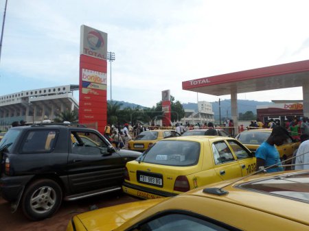 Photo for GAS SHORTAGE. BANGUI, CENTRAL AFRICAN REPUBLIC - Royalty Free Image