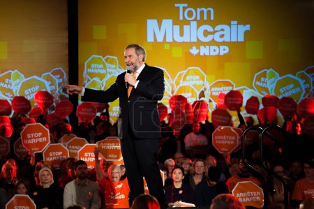 Photo for CANADA - ELECTIONS - TORONTO - NDP RALLY - Royalty Free Image