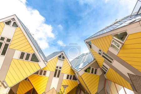 Téléchargez les photos : Cube maisons rotterdam Pays-Bas - en image libre de droit