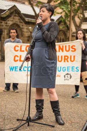Photo for Sydney, Bring back Abyan, Refugee protest - Royalty Free Image